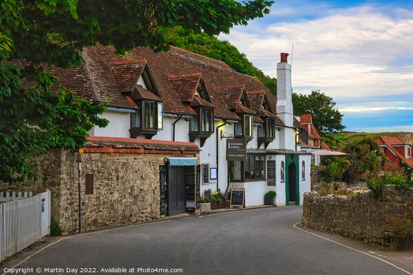 Lulworth Lodge Hotel and Bistro, Lulworth Cove Dor Picture Board by Martin Day