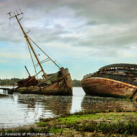 Buy canvas prints of Lost Treasures of Pin Mill by Martin Day