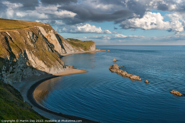 Man O War Cove on Dorsets Jurassic Coast Picture Board by Martin Day