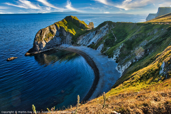 Man O War Cove on the Jurassic Coast in Dorset Picture Board by Martin Day