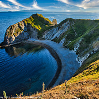 Buy canvas prints of Man O War Cove on the Jurassic Coast in Dorset by Martin Day