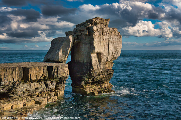 The Majestic Sea Stack of Pulpit Rock Picture Board by Martin Day
