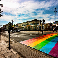 Buy canvas prints of Rainbow Crossing by Neil Porter