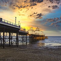 Buy canvas prints of Eastbourne Pier Sunrise by Gareth Parkes