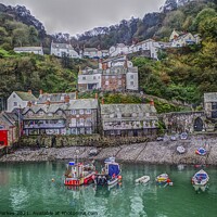 Buy canvas prints of Clovelly Village by Gareth Parkes