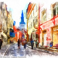 Buy canvas prints of Tallin Old Town by Gareth Parkes