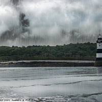 Buy canvas prints of Penmon lighthouse Anglesey by Fiona Etkin