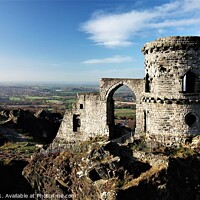 Buy canvas prints of Mow Cop Castle by Drone by Jay Glenn