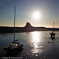 Buy canvas prints of Early Morning at Lindisfarne by Jay Glenn