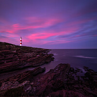Buy canvas prints of Sunset at Tarbatness by Maxine Stevens