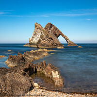 Buy canvas prints of Bow Fiddle Rock by Maxine Stevens