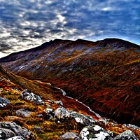 Buy canvas prints of  The Nevis ranges by Morag Locke
