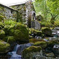 Buy canvas prints of Borrowdale Mill Lake District by Mark Hetherington