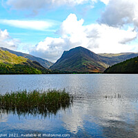 Buy canvas prints of Buttermere and Fleetwith Pike by Mark Hetherington