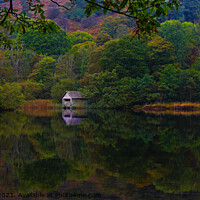 Buy canvas prints of Rydal Water Boat House The Lake District by Mark Hetherington