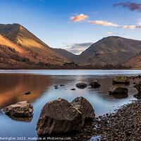 Buy canvas prints of A peaceful Brotherswater by Mark Hetherington