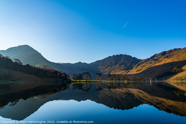 Buttermere Pines and Haystacks Picture Board by Mark Hetherington