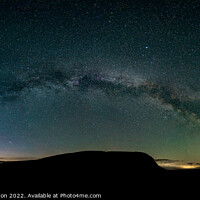 Buy canvas prints of Milky Way panorama in the Elan Valley, mid Wales by Mark Hetherington