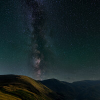 Buy canvas prints of Milky Way above Haweswater by Mark Hetherington