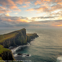 Buy canvas prints of Neist Point Sunset, Isle of Skye  by Mark Hetherington