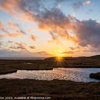 Buy canvas prints of Sunset at Rhuba Hunish, Isle of Skye by Mark Hetherington
