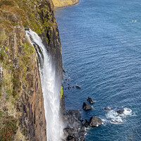 Buy canvas prints of Kilt Rock Waterfall, Isle of Skye by Mark Hetherington