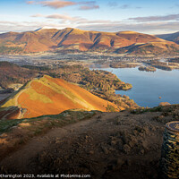 Buy canvas prints of Skiddaw in early morning light from Cat Bells by Mark Hetherington