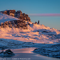 Buy canvas prints of Sunrise at the Old Man of Storr by Mark Hetherington