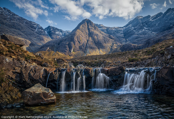 Fairy Pools Picture Board by Mark Hetherington