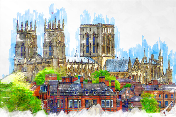 York Minster - Sketch Picture Board by Picture Wizard