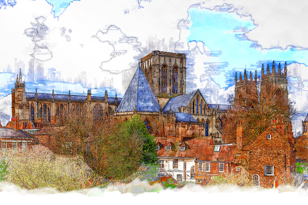 York Minster Picture Board by Picture Wizard