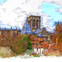 Buy canvas prints of York Minster by Picture Wizard