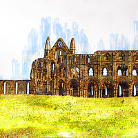 Buy canvas prints of Whitby Abbey by Picture Wizard