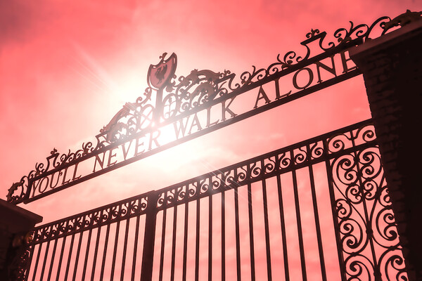 The Shankly Gates Picture Board by Picture Wizard