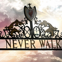 Buy canvas prints of Shankly Gate Anfield by Picture Wizard