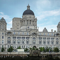 Buy canvas prints of The Port Of Liverpool Building by Picture Wizard