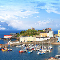 Buy canvas prints of Tenby Harbour by Picture Wizard