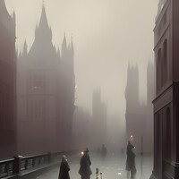 Buy canvas prints of Misty City by Picture Wizard