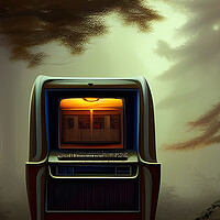 Buy canvas prints of Abstract Jukebox by Picture Wizard