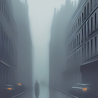 Buy canvas prints of Dark Streets by Picture Wizard