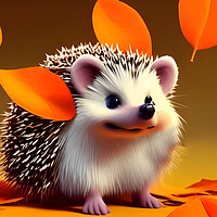 Buy canvas prints of Hedgey Hedgehog by Picture Wizard