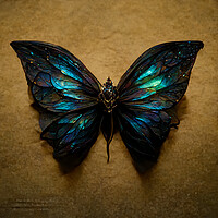 Buy canvas prints of Crystal Butterfly by Picture Wizard