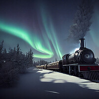 Buy canvas prints of A Polar Express by Picture Wizard