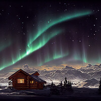 Buy canvas prints of The Aurora by Picture Wizard