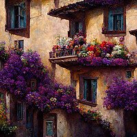 Buy canvas prints of Streets of Lavender by Picture Wizard