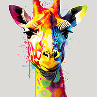 Buy canvas prints of The Giraffe by Picture Wizard