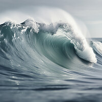 Buy canvas prints of Wave Breaks by Picture Wizard