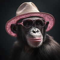 Buy canvas prints of All Chimp by Picture Wizard