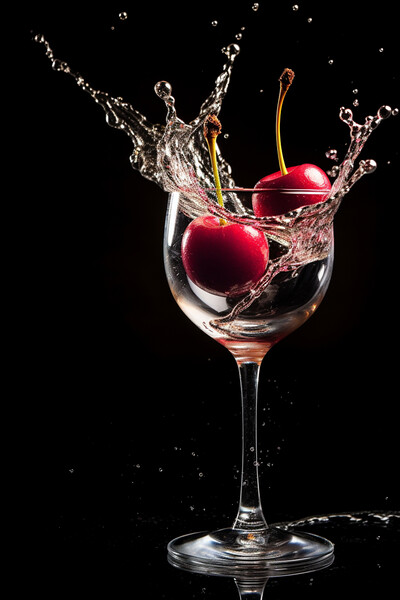 Cherry Splash 2 Picture Board by Picture Wizard