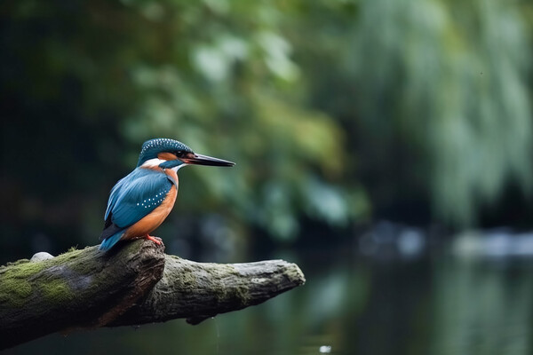 Kingfisher Picture Board by Picture Wizard